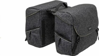 New Looxs Ivy Mondi Joy dubbele fietstas Racktime - 38 liter (Kleur: zwart)