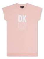 Dkny Kids robe en coton biologique à logo imprimé - Rose