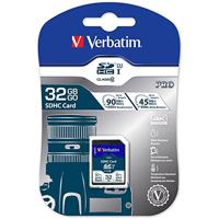 Verbatim Pro U3 SDXC-kaart - 32 GB, SD-kaart, voor 4K-video-opnamen, Water- en schokbestendig, zwart