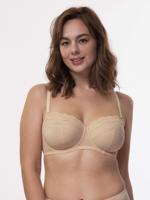 Dorina niet voorgevormde BH - Met beugel - Addi - Balconette bhson - Zonder vulling - 85D - Beige - 85D - 85D - 85D