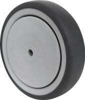 Promat Reservewiel | Wiel-Ø 100 mm | draagvermogen 100 kg | rubber grijs | As-Ø 8 mm naaf lengte 36 mm - 3000276032 - 3000276032 - thumbnail