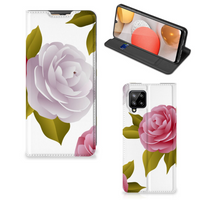 Samsung Galaxy A42 Smart Cover Roses - thumbnail