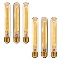 6 stks 4 stks dimbare retro edison gloeilamp e27 220 v 40 w T185 filament gloeilamp ampul lampen vintage edison lamp Lightinthebox