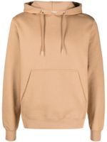 SANDRO logo-embroidered cotton hoodie - Marron - thumbnail