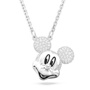 Swarovski 5669116 Ketting Mickey Mouse Disney 100 zilverkleurig-zwart-wit 42-49 cm