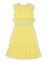 Karl Lagerfeld Kids robe à superposition en tulle - Jaune - thumbnail