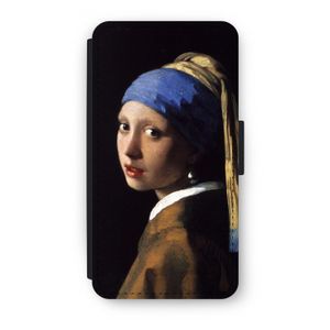 The Pearl Earring: iPhone XS Flip Hoesje