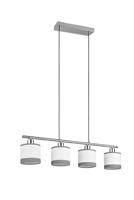 Trio Hanglamp Davos wit 4-lichts R31554006