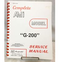 Service Manual - AMI Jukebox Model G-200 - thumbnail