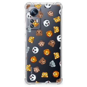 Doorzichtige Silicone Hoesje voor Xiaomi 12 | 12x Dieren Emojis