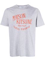 Maison Kitsuné t-shirt en coton à logo imprimé - Gris - thumbnail