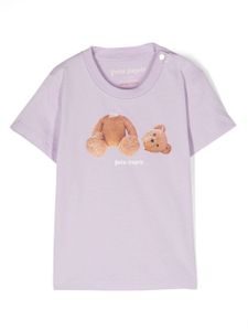 Palm Angels Kids t-shirt à imprimé graphique - Violet