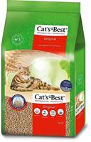 Cat's Best Originele kattenbakvulling, 100% plantaardige kattenbakvulling met maximale zuigkracht, bestrijdt geurtjes natuurlijk actief, 17,2 kg/40 l