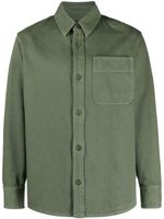 A.P.C. chemise Basile en coton - Vert