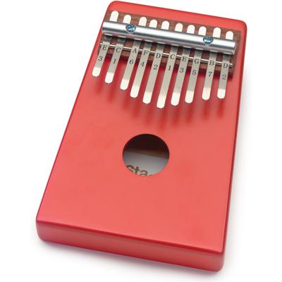 Stagg 10 Keys Kid Kalimba Red met beschermhoesje Stagg 10 Keys Kid Kalimba Red met beschermhoesje