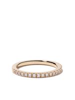 De Beers Jewellers bague DB Classic Half Pavé en or 18ct et diamants - thumbnail