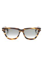 Saint Laurent lunettes de soleil à monture papillon - Marron