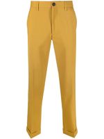 Marni pantalon chino à taille haute - Jaune