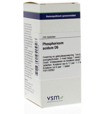 Vsm Phosphoricum Acidum D6 (200tb)