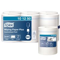 Poetspapier Tork Wiping plus M2 160m wit 101250