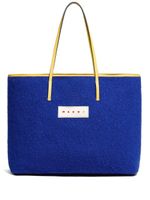 Marni sac Reversible Shopping - Bleu - thumbnail