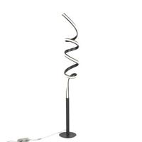 QAZQA Design vloerlamp zwart incl. LED en dimmer - Twisted - thumbnail