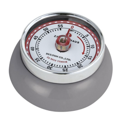 ZASSENHAUS - Speed - Kookwekker 7x3cm Cool Grey ZASSENHAUS - Speed - Kookwekker 7x3cm Cool Grey