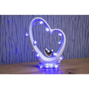 Konstsmide 3155-403 Motief lichtketting Binnen werkt op batterijen Aantal lampen 20 LED Blauw Verlichte lengte: 1.9 m