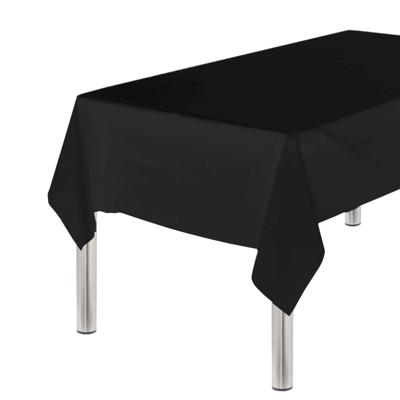 Unique Party 5096 wegwerptafelkleed Rechthoekig Kunststof Zwart