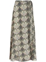 ETRO graphic-print long skirt - Tons neutres