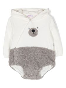 Il Gufo body à imprimé Teddy Bear - Gris