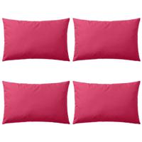 VidaXL Buitenkussens 60x40 cm roze 4 st