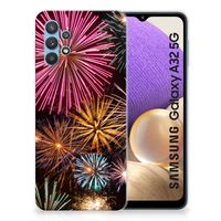 Samsung Galaxy A32 5G Silicone Back Cover Vuurwerk - thumbnail