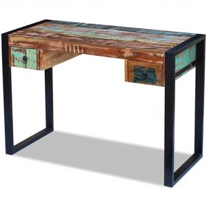 Bureau massief gerecycled hout