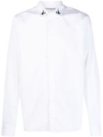 Neil Barrett chemise en coton à logo imprimé - Blanc