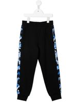 Versace Kids pantalon de jogging à imprimé baroque - Noir