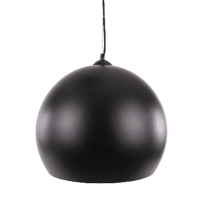 Hanglamp Axel Ball Modern 40 cm 1 Lichts Mat Zwart