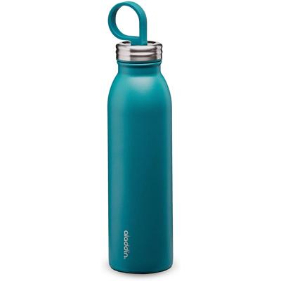 Aladdin drinkfles Thermavac Chilled 550 ml RVS/rubber blauw Aladdin drinkfles Thermavac Chilled 550 ml RVS/rubber blauw
