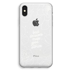 Good stories: iPhone XS Transparant Hoesje