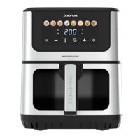 Taurus – Airfryer Air Fry Digital 7S View 1600W, 6,5L, 8 programma’s, Touchscreen, Akoestisch signaal, Gelijkmatige bereiding, BPA- en PFOA-vrij, Cool-touch handgreep, Online receptenboek