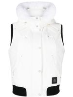 Moose Knuckles gilet matelassé Liberty à capuche - Blanc