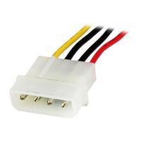 StarTech.com 30 cm Molex LP4-voedingsverlengkabel M/F - thumbnail