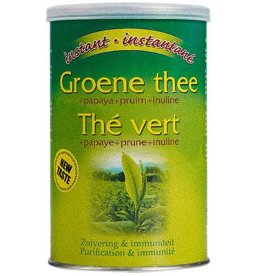 Purasana Groene Thee Instant + Papaya + Pruim (200g)