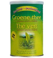 Purasana Groene Thee Instant + Papaya + Pruim (200g)