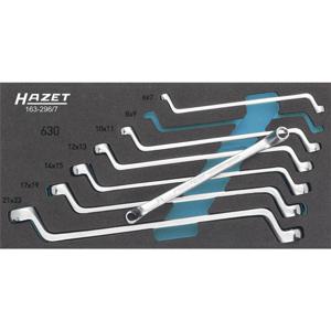 Hazet 163-296/7 Dubbele ringsleutelset 7-delig 6 - 22 mm DIN 838, DIN ISO 10104