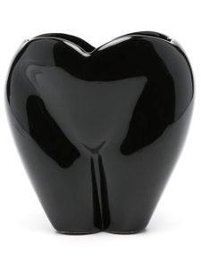 Anissa Kermiche vase Bottom Of My Heart en céramique (12cm) - Noir