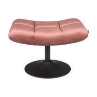 Dutchbone Bar hocker velvet old pink