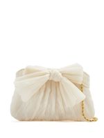 Loeffler Randall pochette Rochelle à design plissé - Blanc