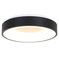 Steinhauer Design plafondlamp Ringlede Ø 48cm zwart 2563ZW - thumbnail