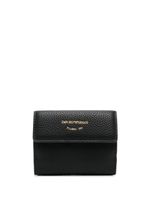 Emporio Armani faux-leather tri-fold wallet - Noir